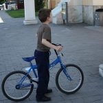 Primul concurs de biciclete